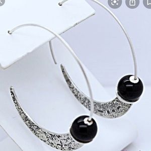 Silpada Comet Tail Hoop earrings
